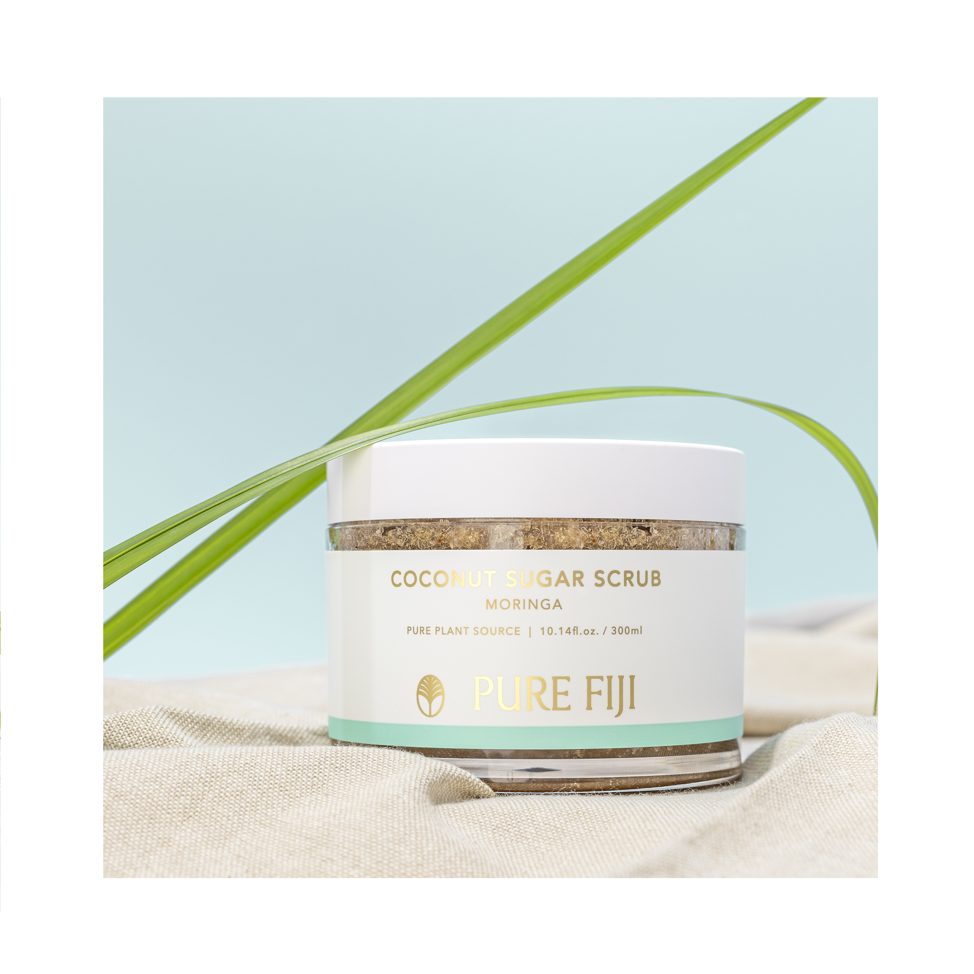 Pure_Fiji_Coconut_Sugar_Rub_moringa_10.14oz / MORINGA