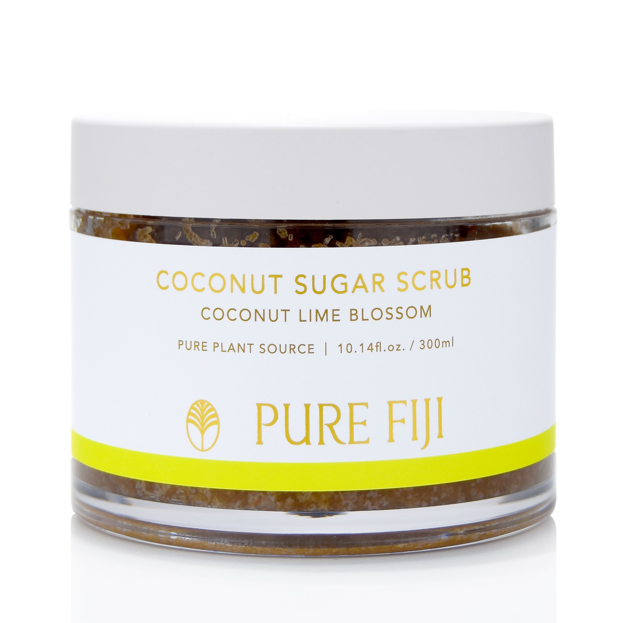 Pure_Fiji_Coconut_Sugar_Scrub_Coconut_lime_blossom_10.14oz / Coco Lime Blossom