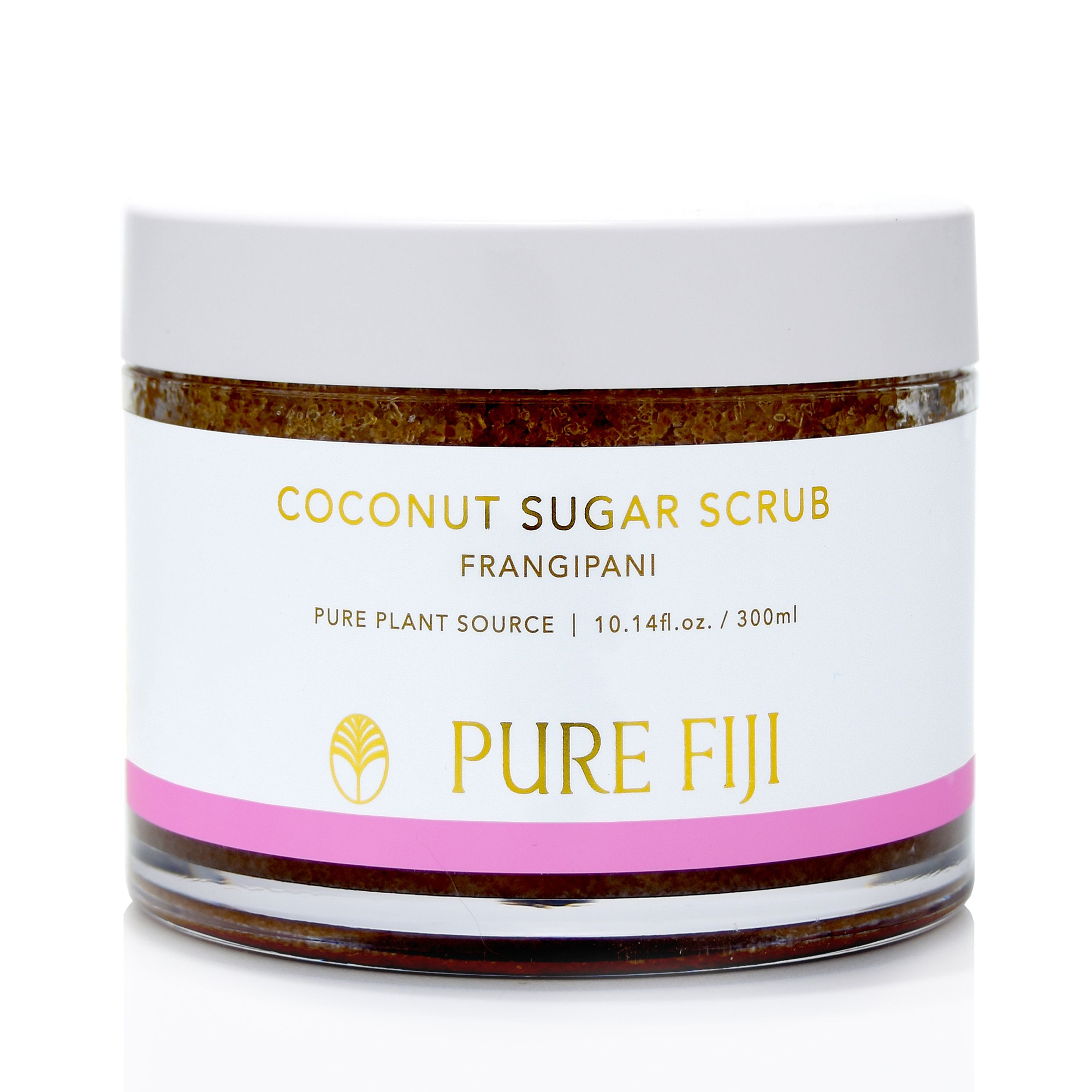Pure_Fiji_Coconut_Sugar_Rub_frangipani_10.14oz / Frangipani