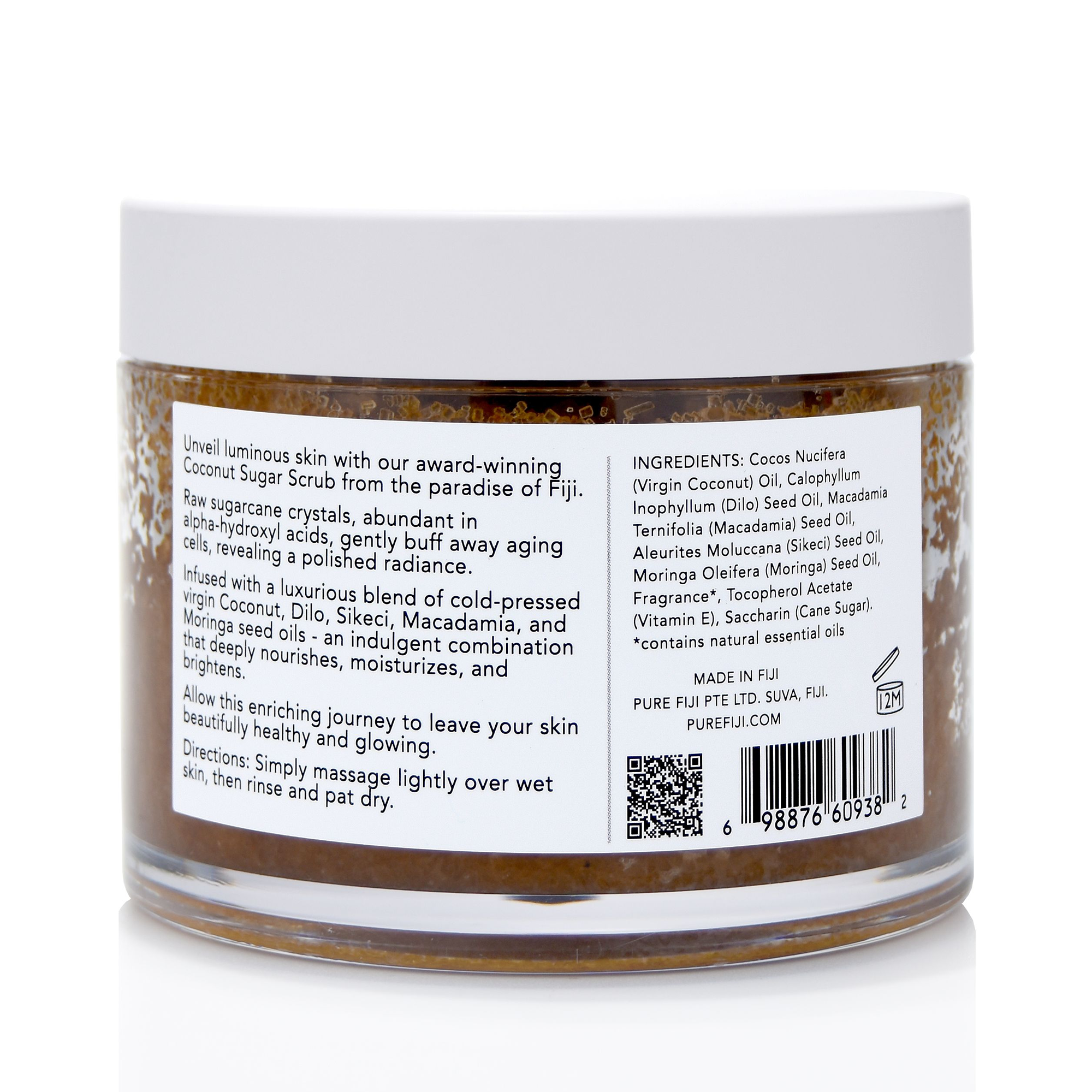 Pure_Fiji_Coconut_Sugar_Rub_moringa_10.14oz / MORINGA