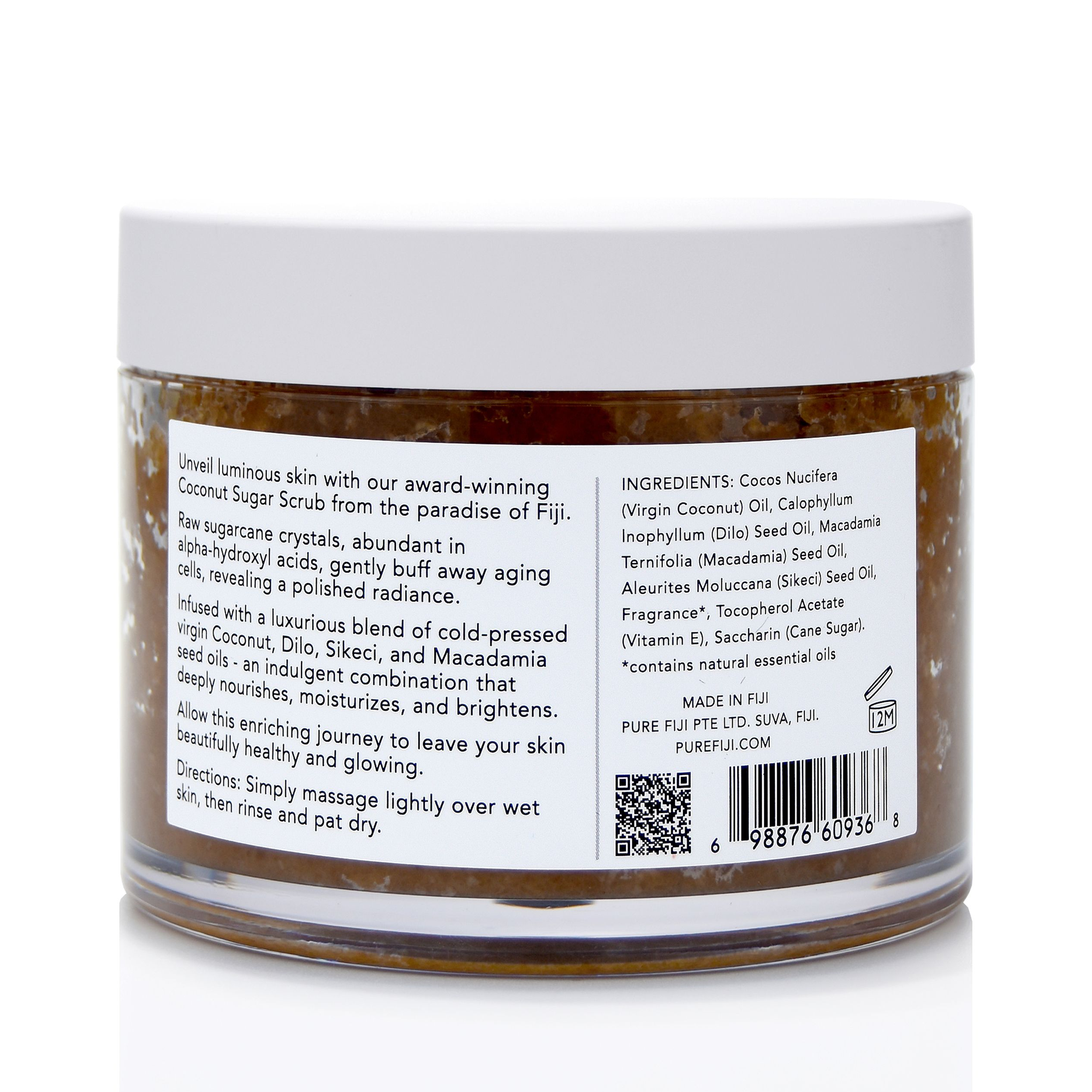 Pure_Fiji_Coconut_Sugar_Scrub_Orange_blossom_10.14oz / Orange Blossom