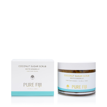 Pure_Fiji_Coconut_Sugar_Rub_white_gingerlily_10.14oz / White Gingerlily