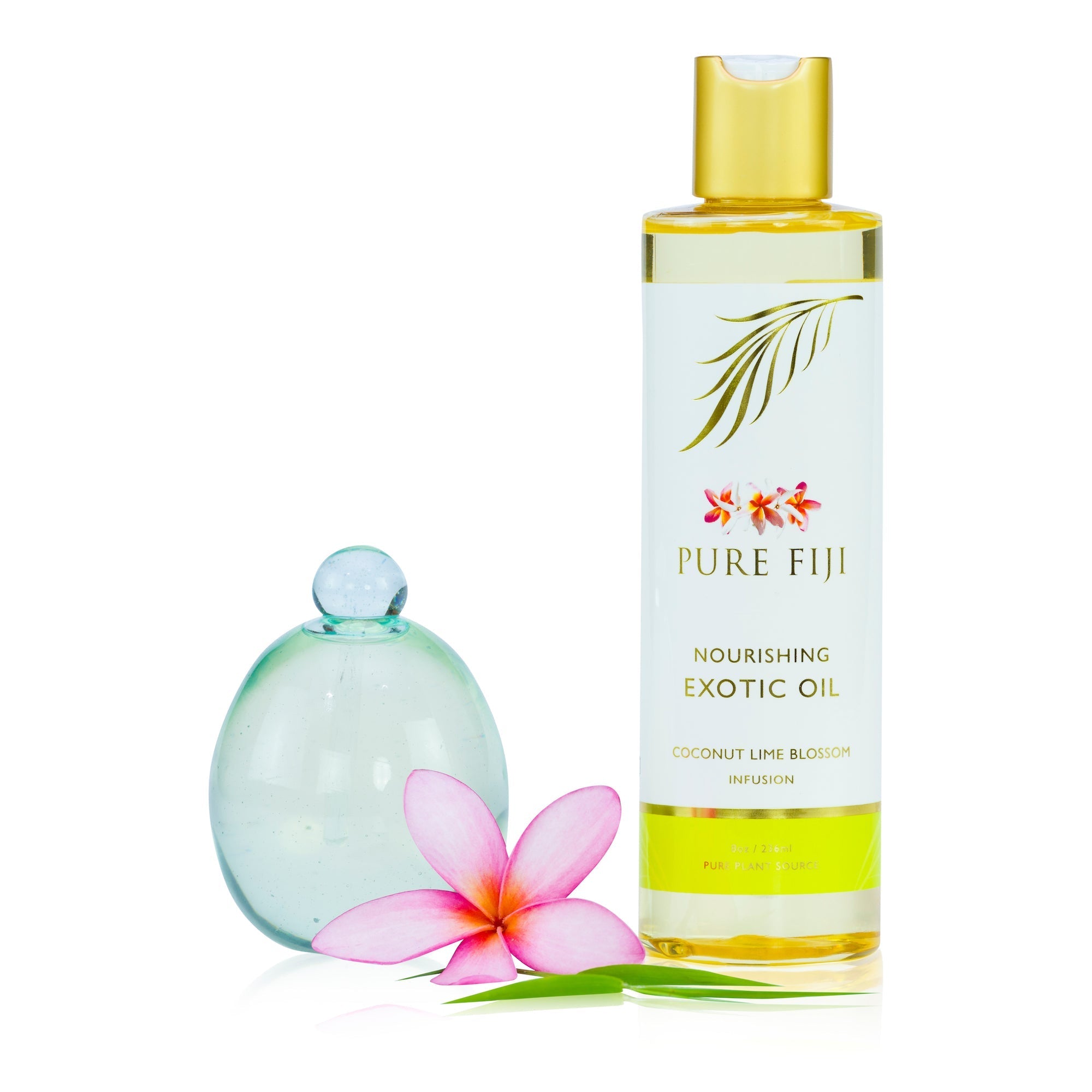 Pure Fiji Exotic Bath and Body Oil - Coconut Lime Blossom 8oz