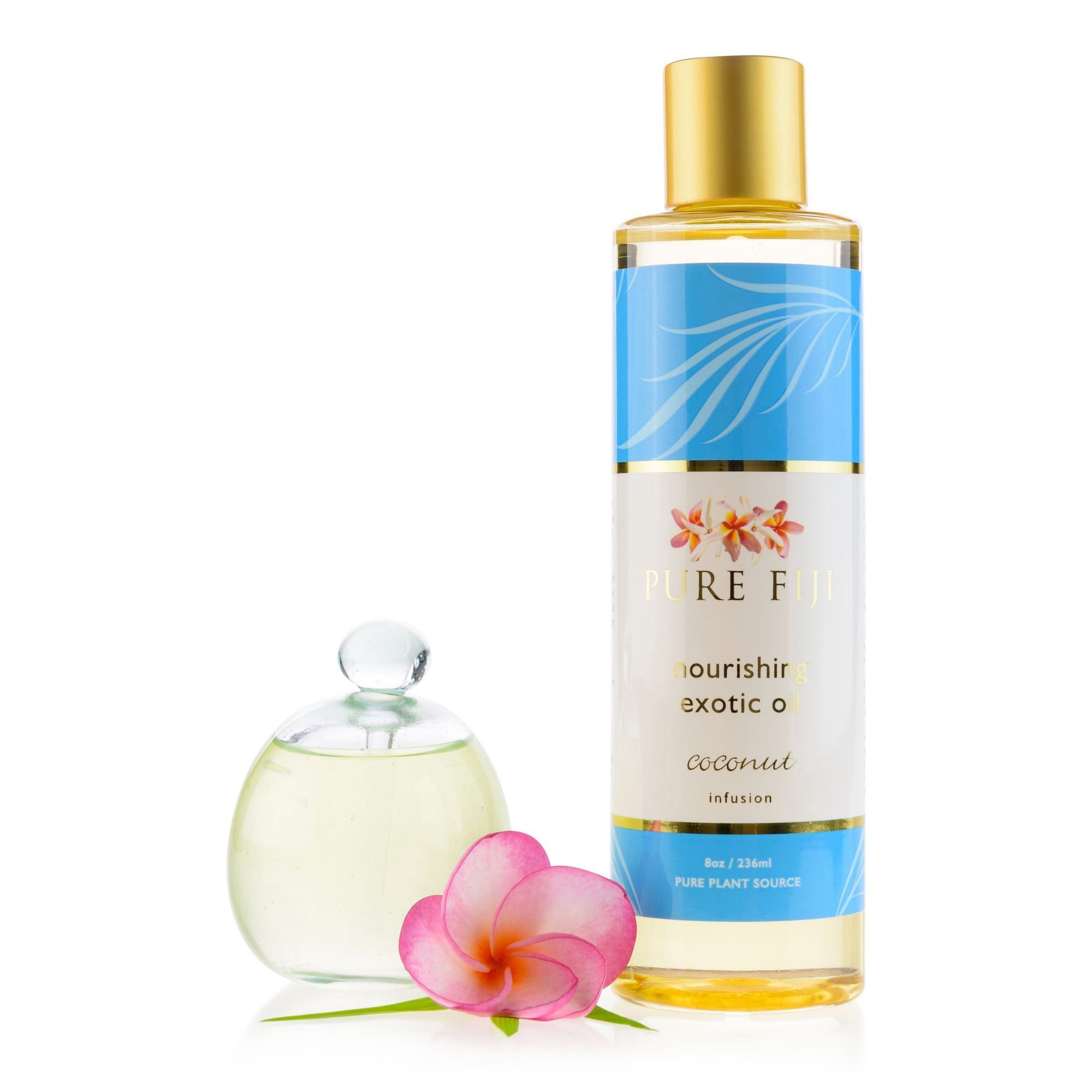 Pure Fiji Exotic Bath and Body Oil / Coconut / Swatch