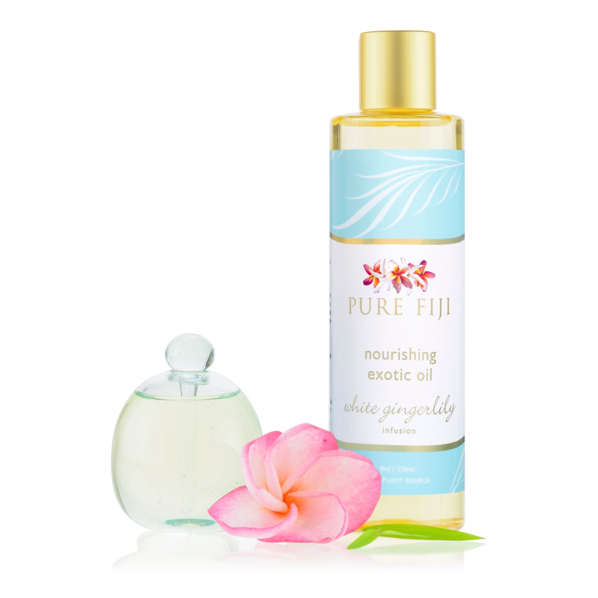 Pure Fiji Exotic Bath and Body Oil / White Gingerlily / Swatch