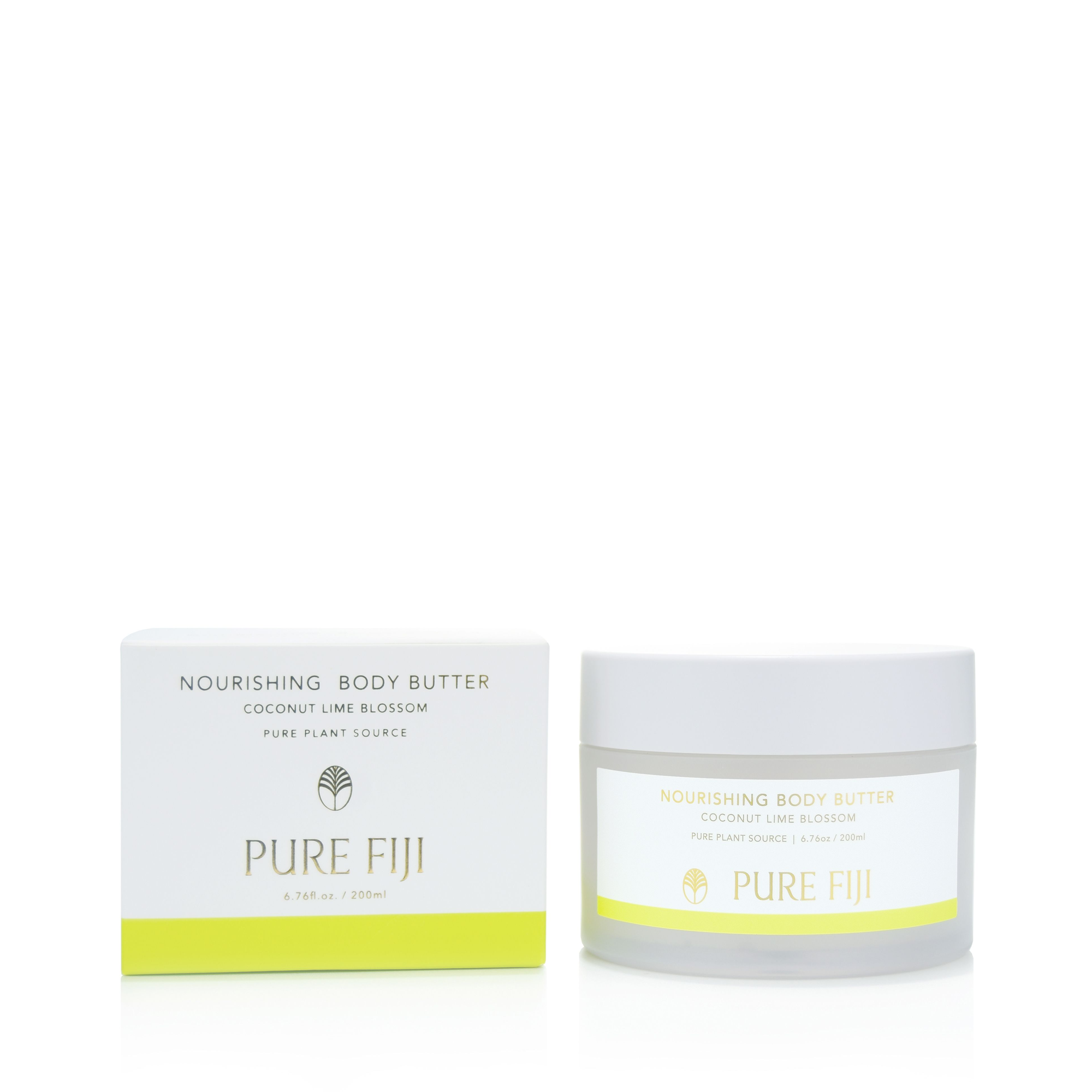 Pure_Fiji_nourishing_body_butter_coconut_lime_blossum_4oz / Coco Lime Blossom