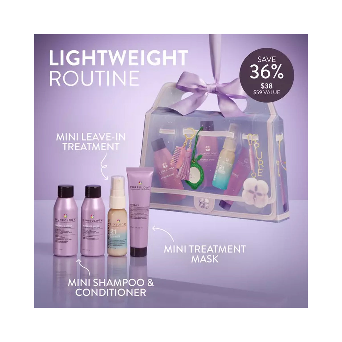 Pureology Mini Hydrate Sheer Kit - Holiday 2026 / KIT, image 46175192875158