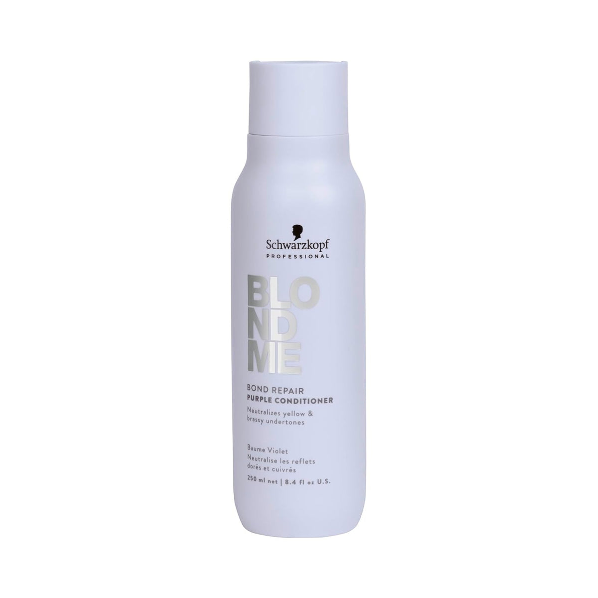 Schwarzkopf Professional BLONDME Bond Repair Purple Conditioner 8.4 oz purple bottle