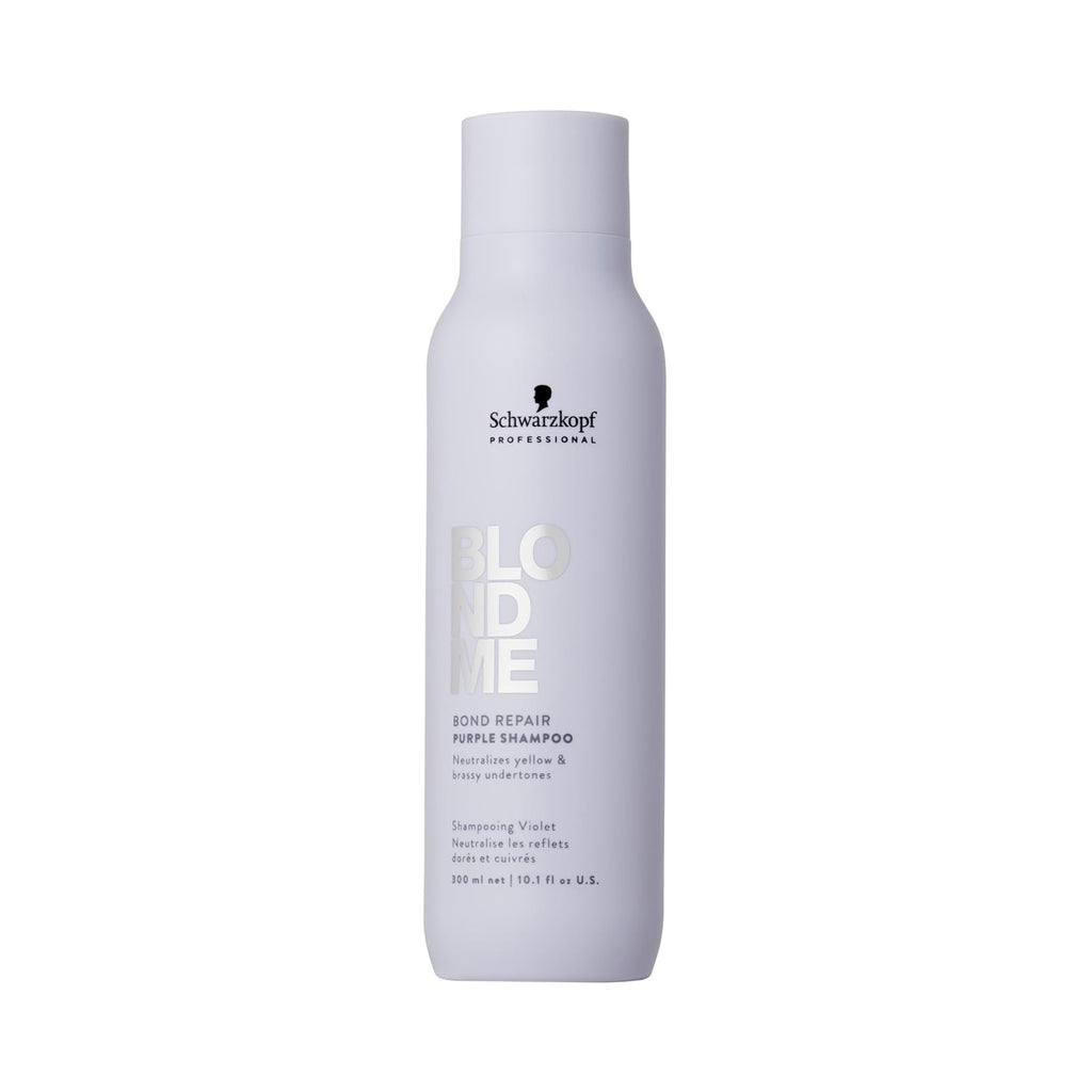 Schwarzkopf Professional BLONDME Bond Repair Purple Shampoo 10.1 oz purple bottle thumbnail 1