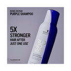 Schwarzkopf Professional BLONDME Bond Repair Purple Shampoo 10.1 oz purple bottle, strong hair after 1 use
