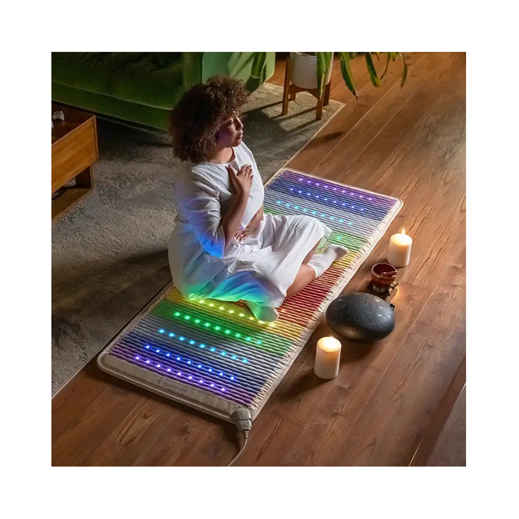 HealthyLine Rainbow Chakra 74" x 28" PEMF Far Infrared Heating Mat - 4th Edition / FIRM