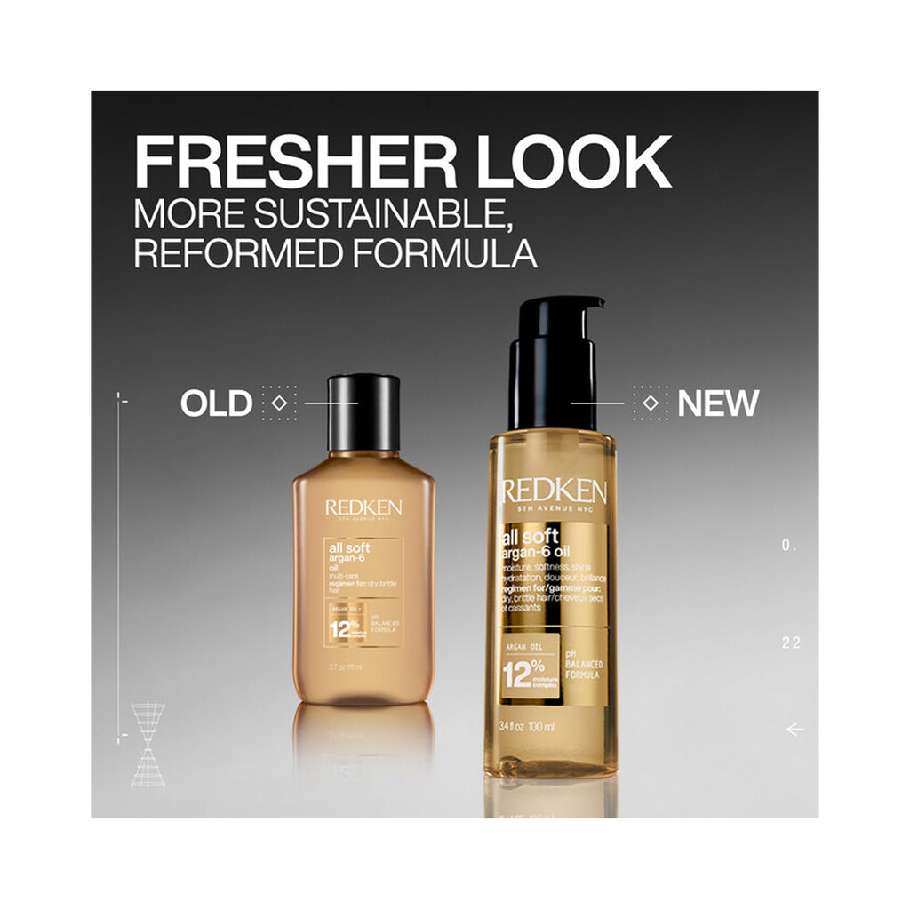 Redken All Soft Argan-6 Hair Oil / 3.4OZ