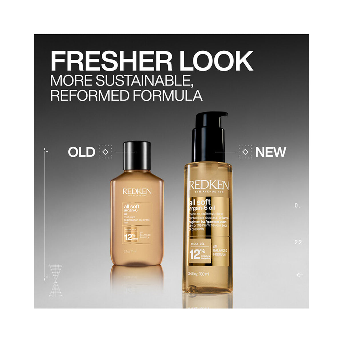 Redken All Soft Argan-6 Hair Oil / 3.4OZ