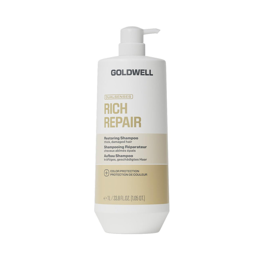 Goldwell Dualsenses Rich Repair Restoring Shampoo - 33.8oz / 33.8OZ thumbnail 1