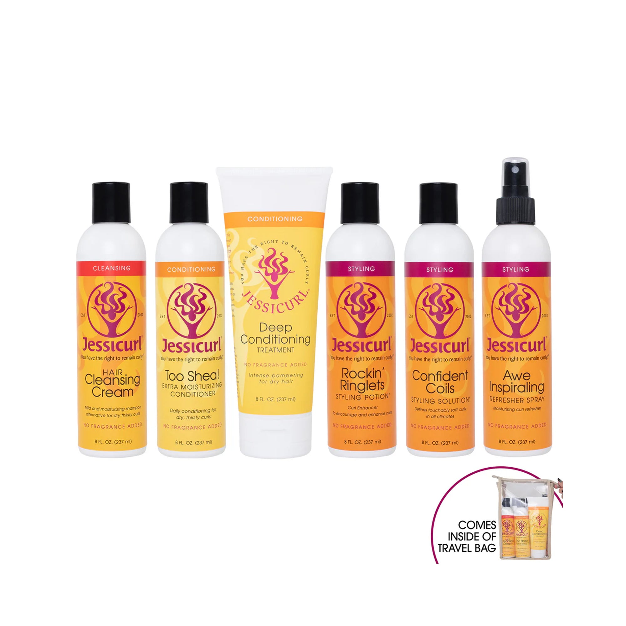 Jessicurl Rich & Radiant Collection - Fragrance Free / 8OZ