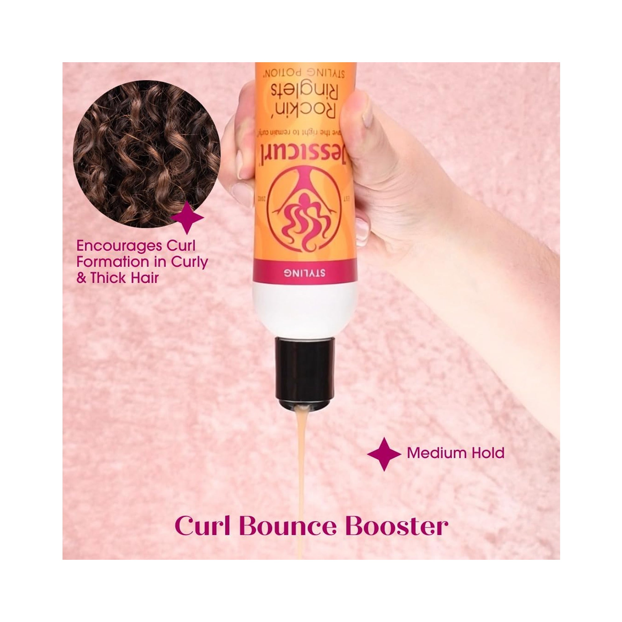 Jessicurl Spiralicious Styling Gel + Rockin' Ringlets Styling Potion Duo