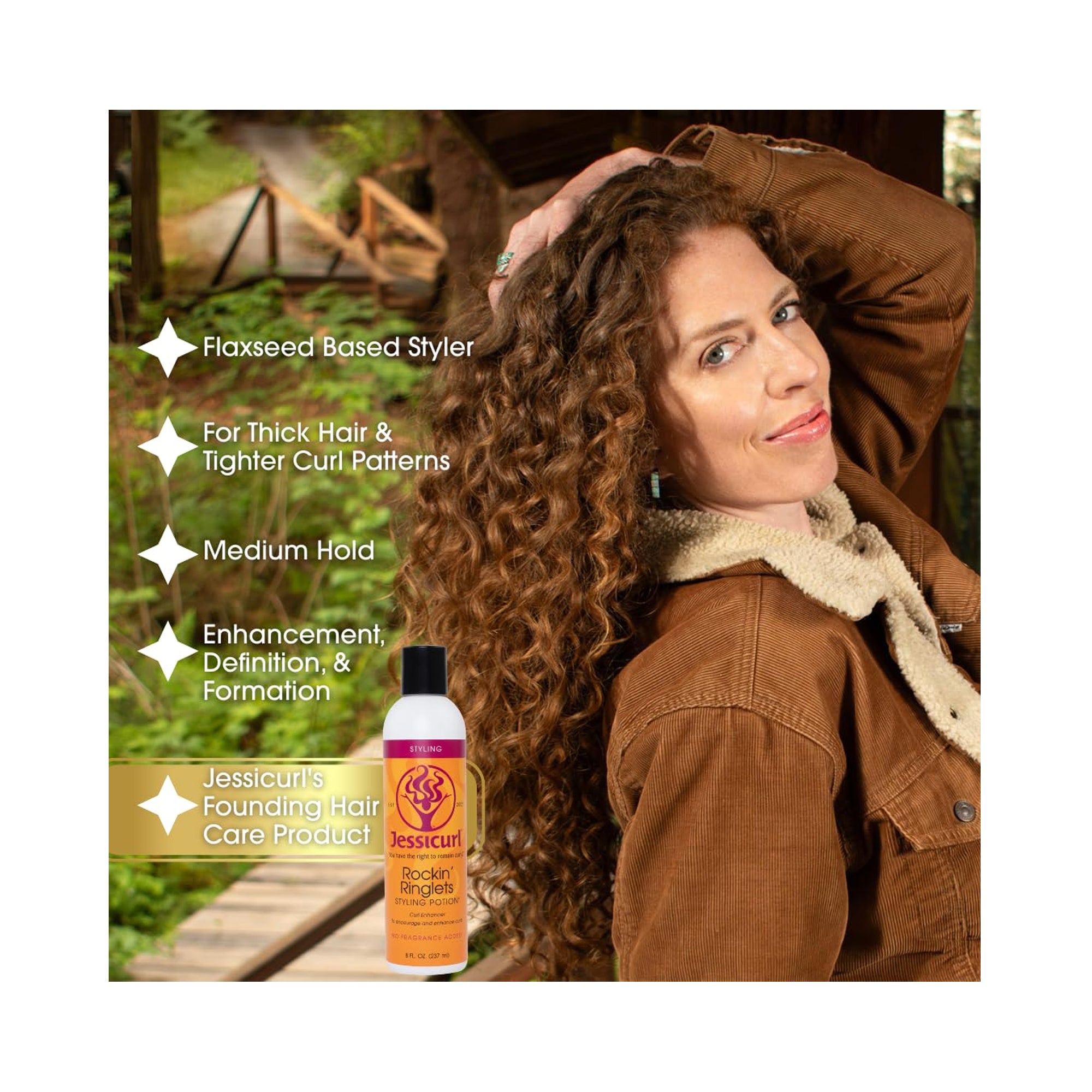 Jessicurl Spiralicious Styling Gel + Rockin' Ringlets Styling Potion Duo