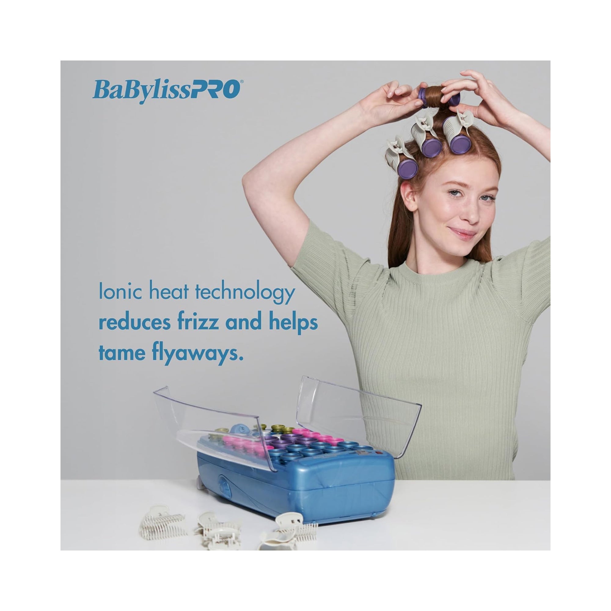 BaBylissPRO Nano Titanium Professional Ionic 30-Roller Hot Rollers - Item No. BABNTHS40
