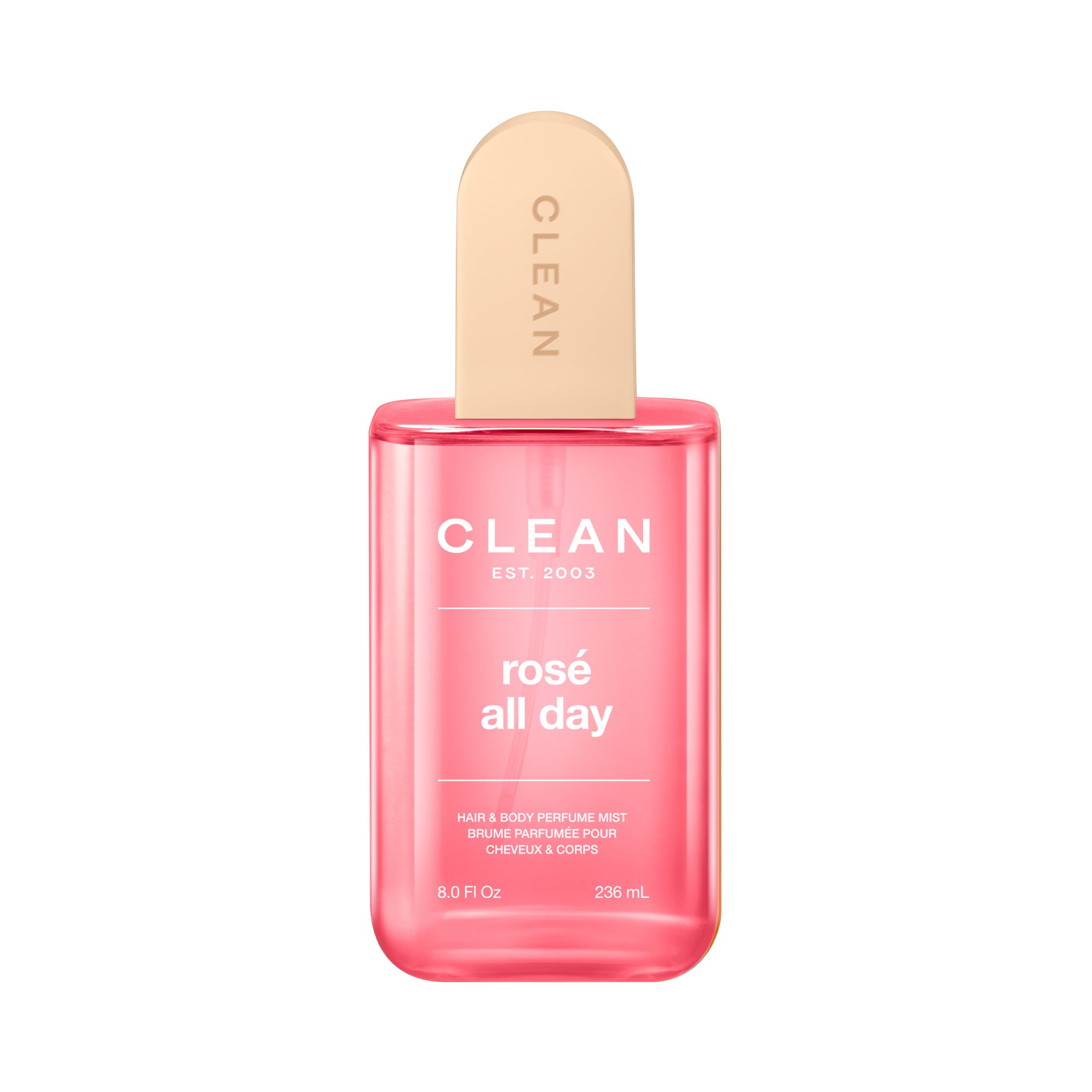CLEAN Rosé All Day Hair & Body Perfume Mist / 8OZ