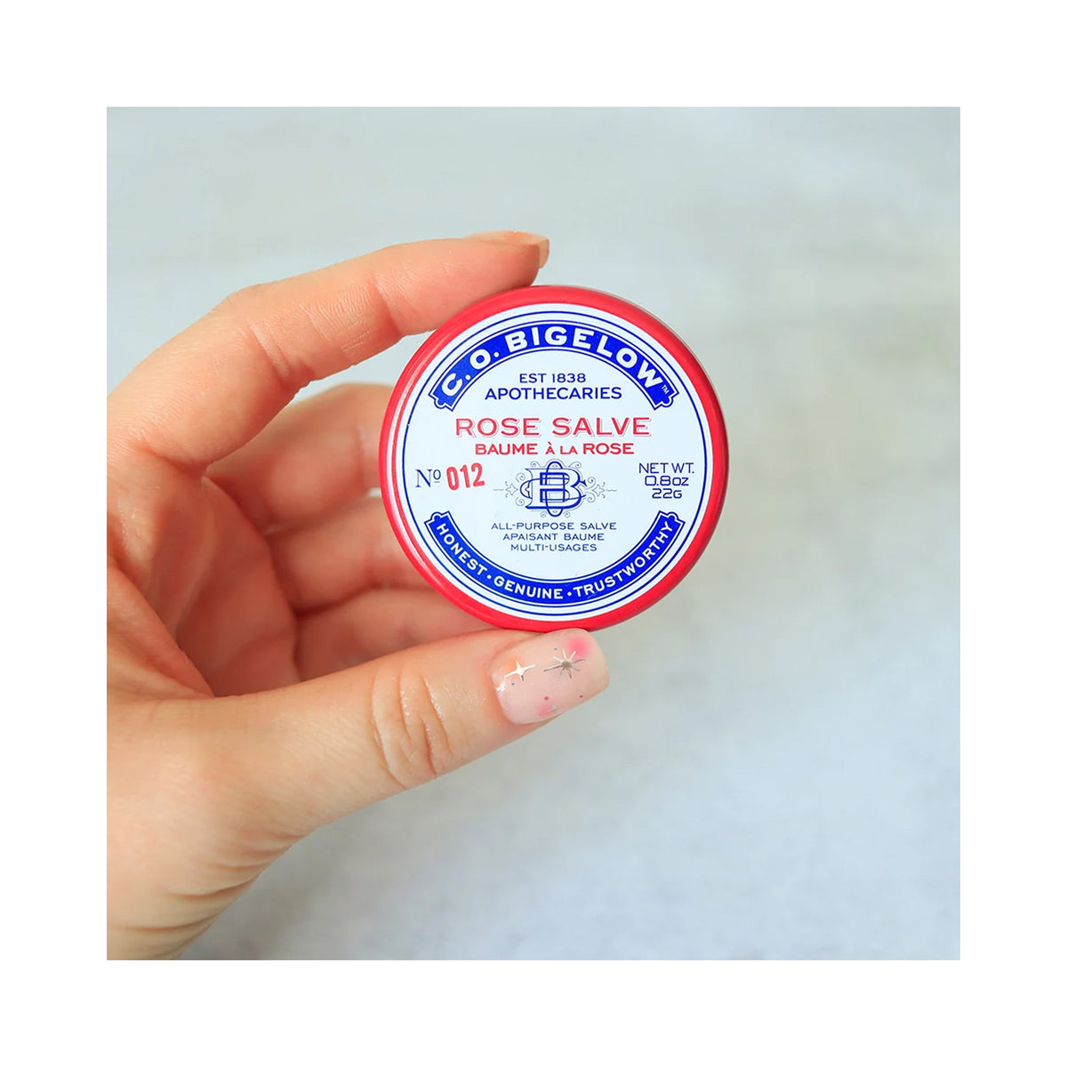 C.O. Bigelow Rose Salve Tin Trio / 3PC, image 46184179466390