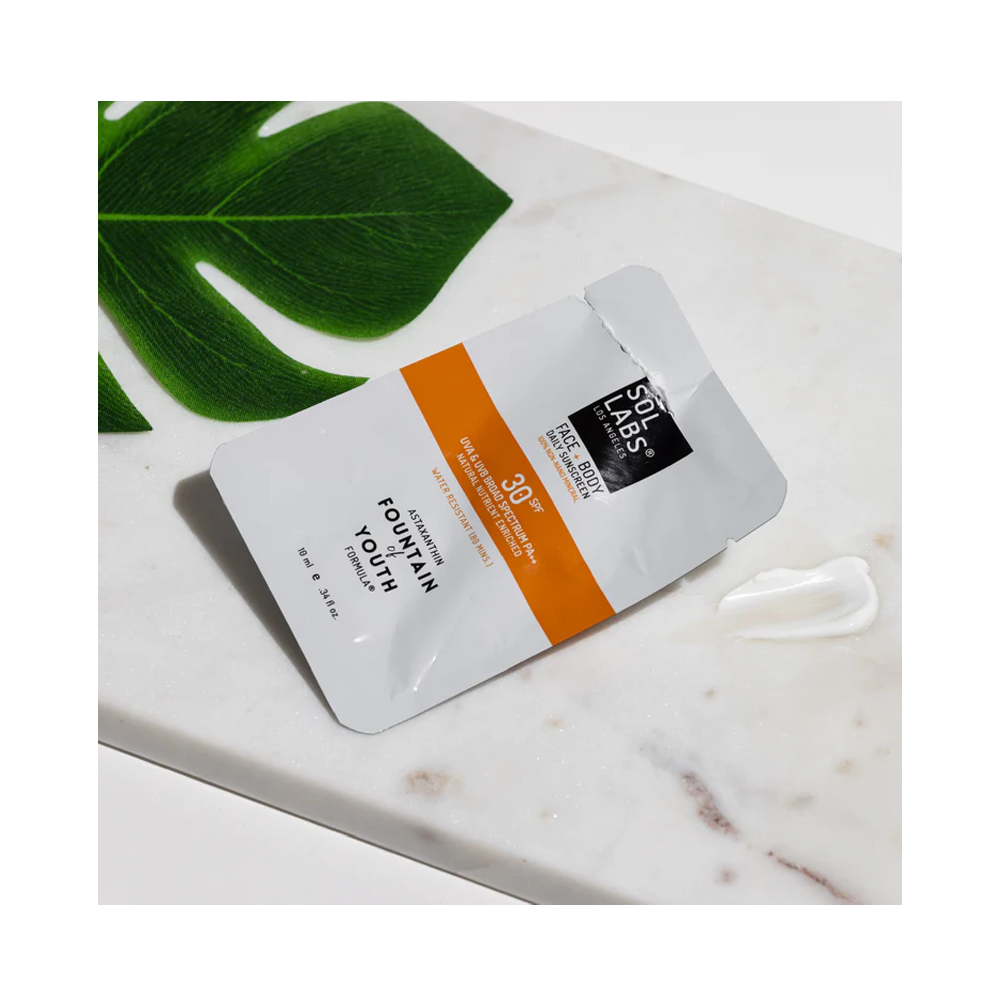 SOL_LABS_Natural_Mineral_SPF_30_On_The_Go_Sunscreen_Packets_12pk / 12PK