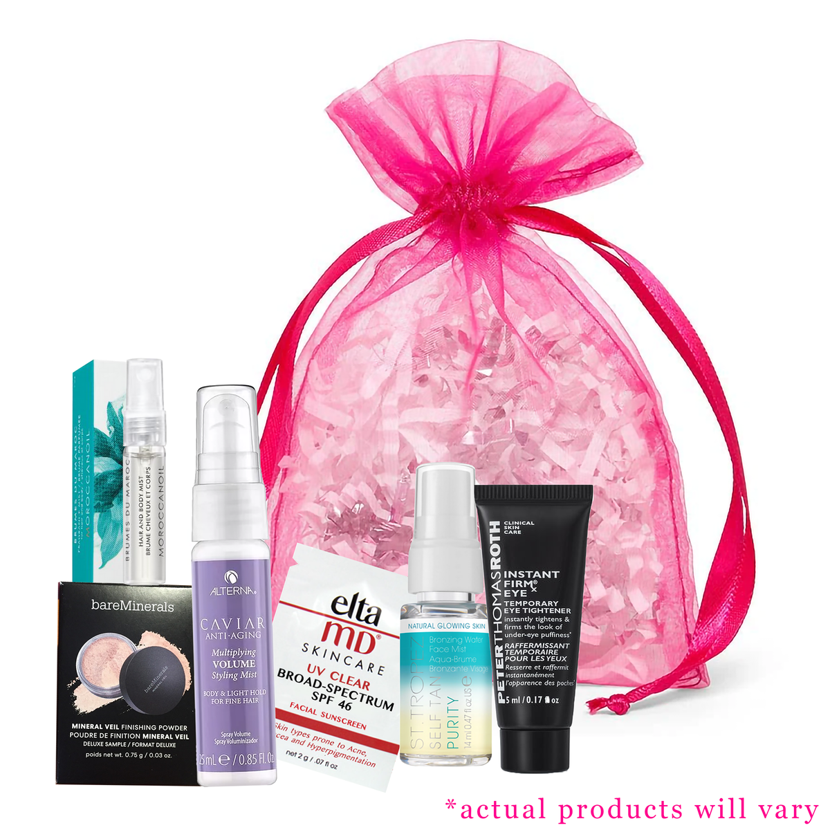 Gift Bag Value (content and value may vary)