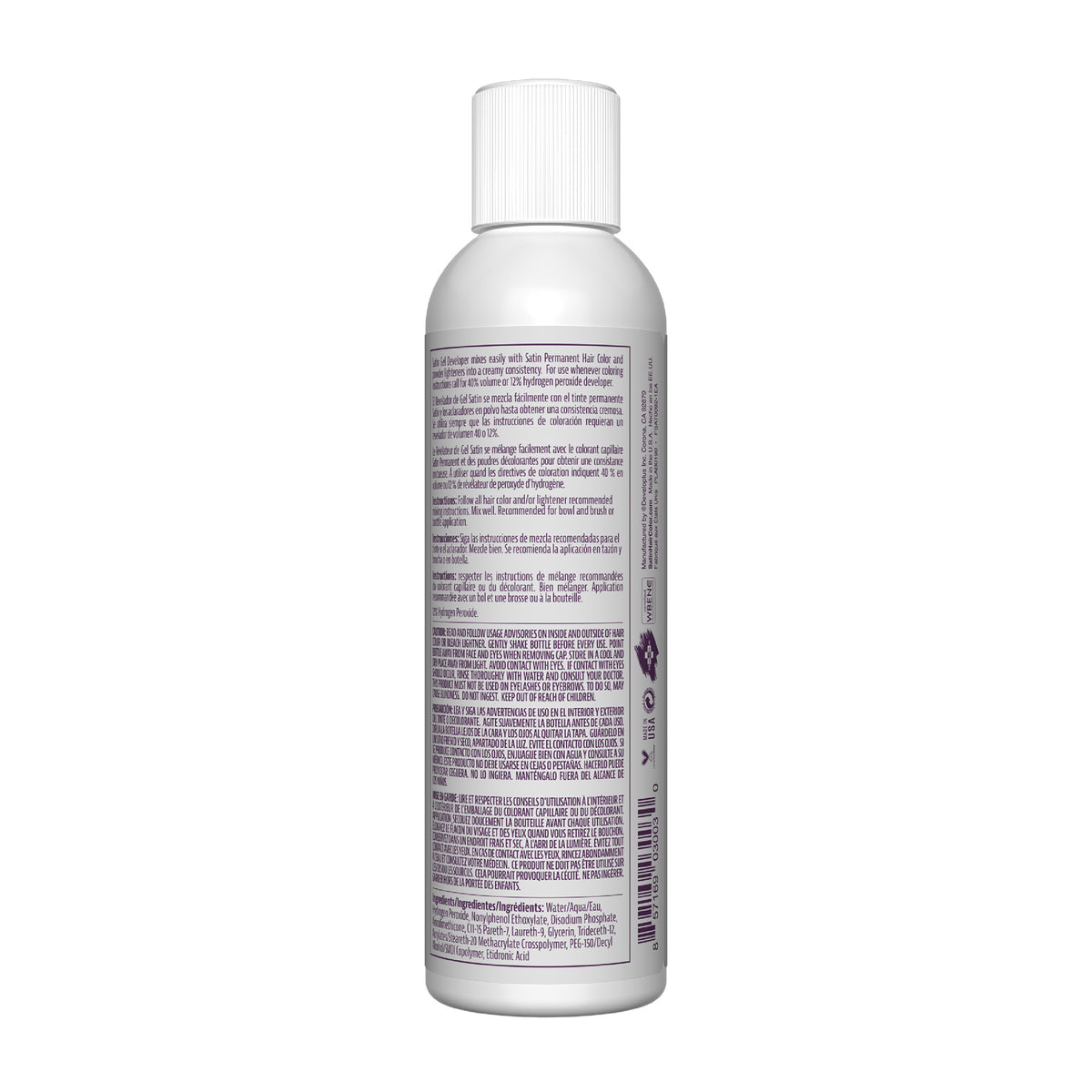 Satin 40 Volume Developer / 6OZ, image 27786860069014