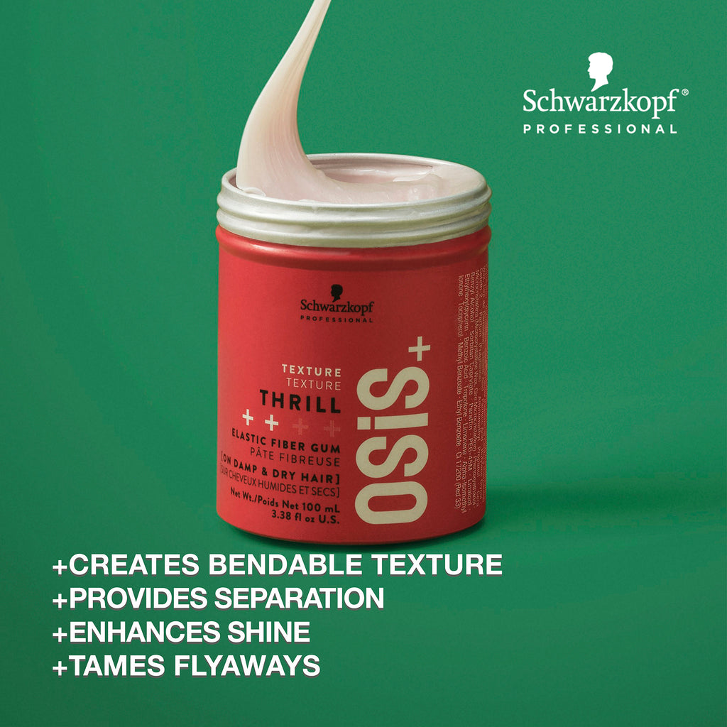 Schwarzkopf OSIS+ Thrill Strong Control 3 Fiber Gum / 3.4OZ thumbnail 2