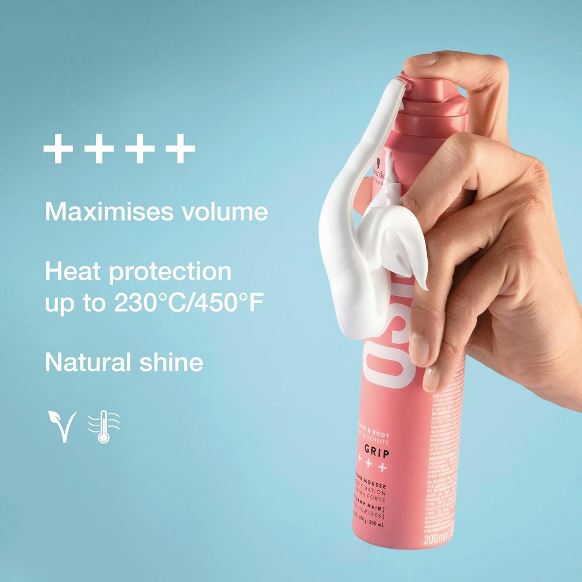 Schwarzkopf Professional Osis Grip Mousse / 6.8 OZ, image 28291286401174