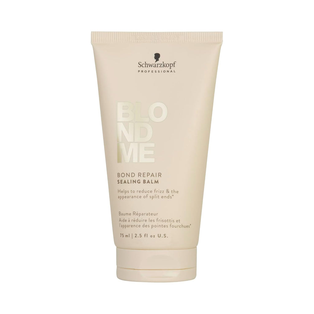 Schwarzkopf Professional BLONDME Bond Repair Sealing Balm 2.5 oz beige tube thumbnail 1