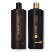 Sebastian Dark Oil Lightweight Shampoo and Conditioner Liter Duo / 33.OZ