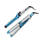 BabylissPRO Nano Titanium 1.25 Extended-Barrel Curling Iron & 1.25 Prima3000 Styling Iron Set - Item No. BNTPP54MB