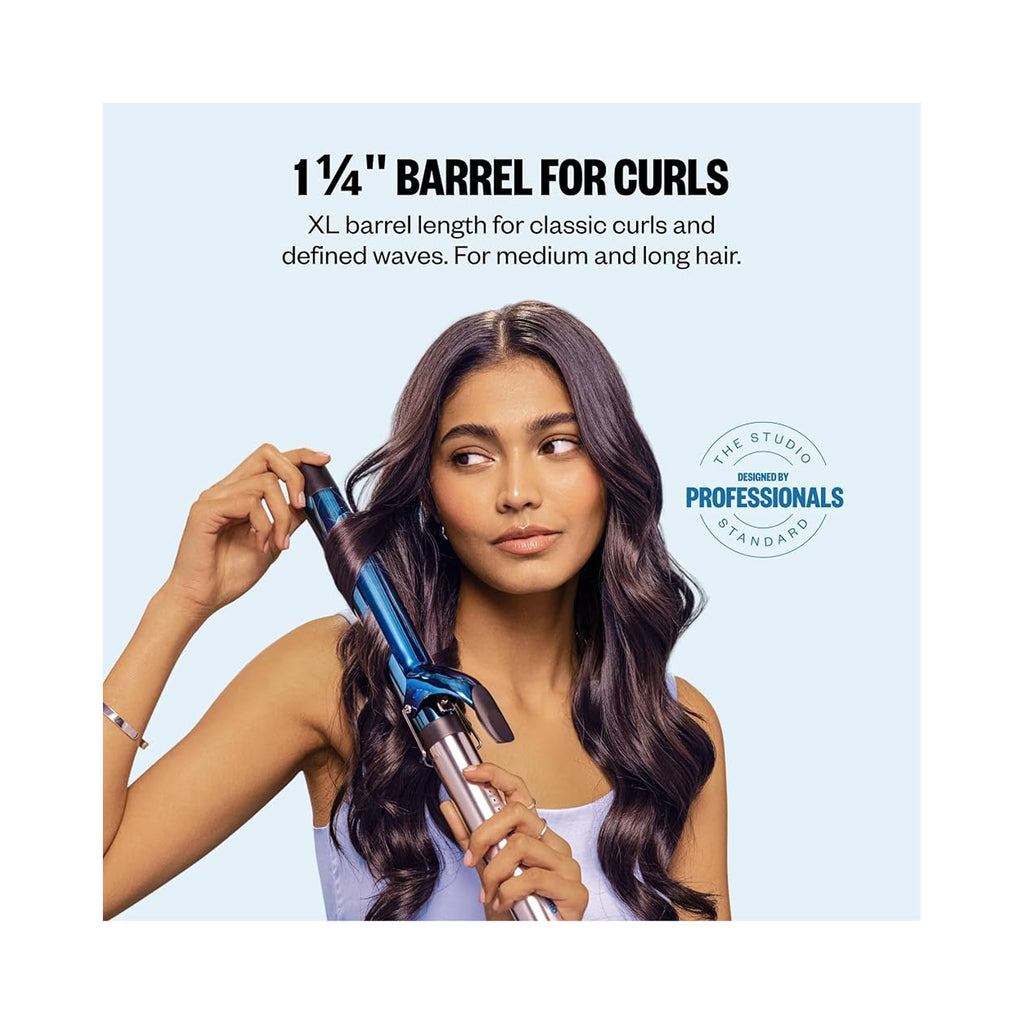 BabylissPRO Nano Titanium 1.25 Extended-Barrel Curling Iron & 1.25 Prima3000 Styling Iron Set - Item No. BNTPP54MB thumbnail 7