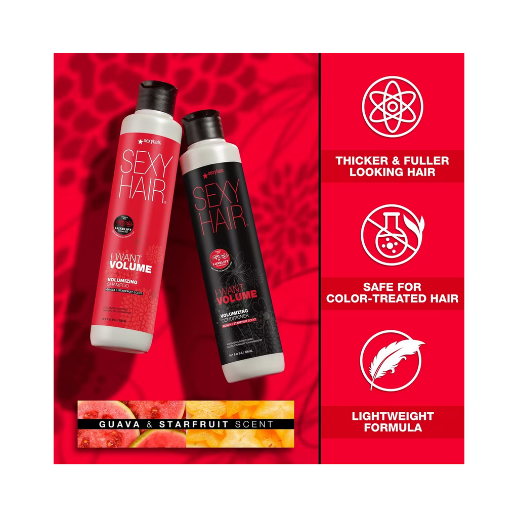 Sexy_Hair_I_WANT_VOLUME_Volumizing_Shampoo_10.1OZ / 10.1OZ thumbnail 4