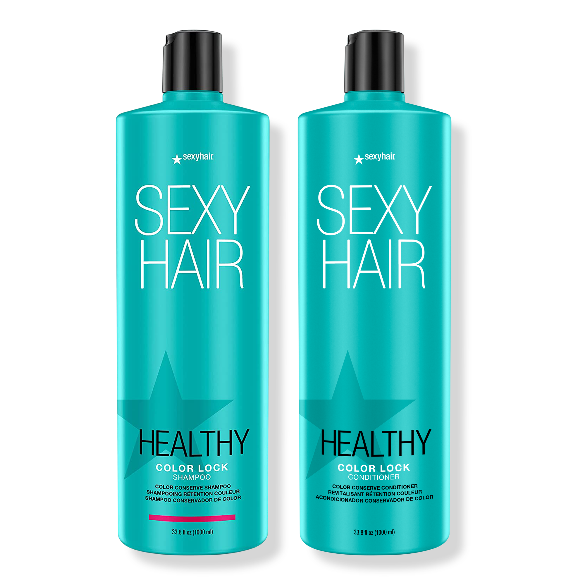 Sexy Hair Healthy SexyHair Color Lock Shampoo and Conditioner Liter Duo / 33.OZ