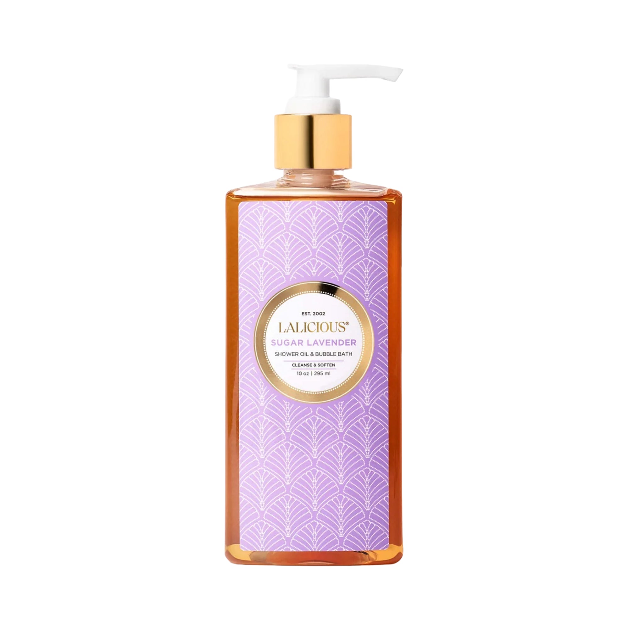 LALICIOUS Sugar Lavender Shower Oil & Bubble Bath / 10OZ
