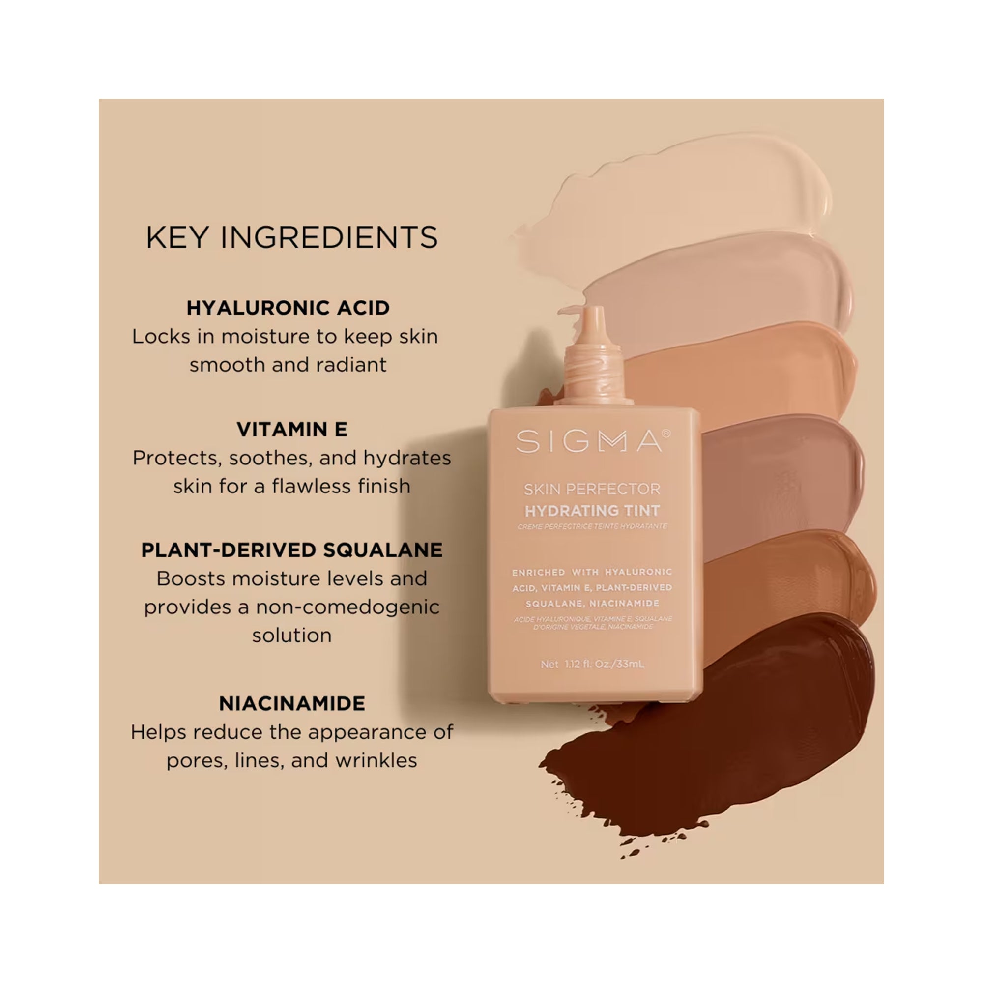 Sigma Skin Perfector Hydrating Tint / 2-LIGHT BEIGE