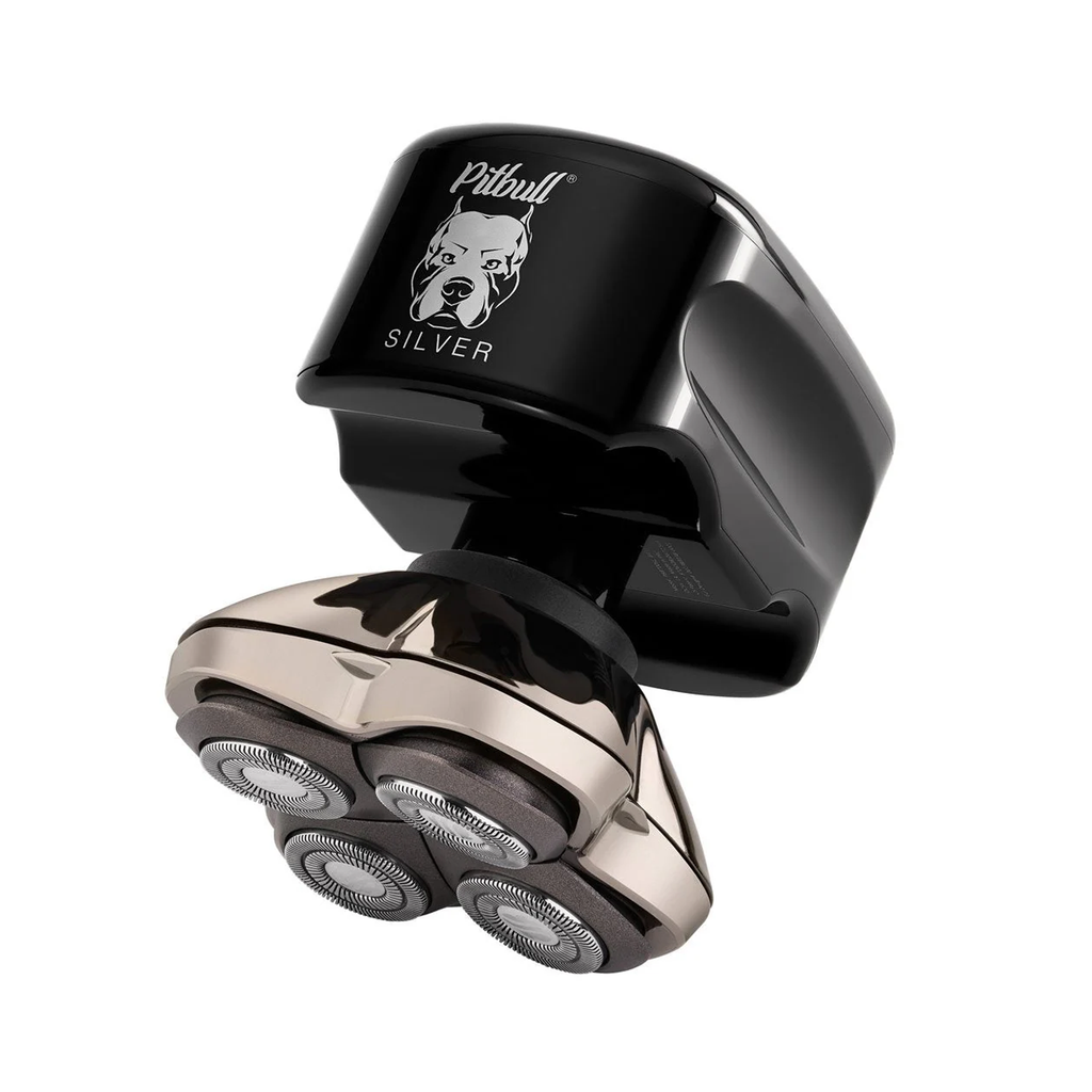 Skull Shaver Pitbull Silver Pro Head & Face Shaver thumbnail 1