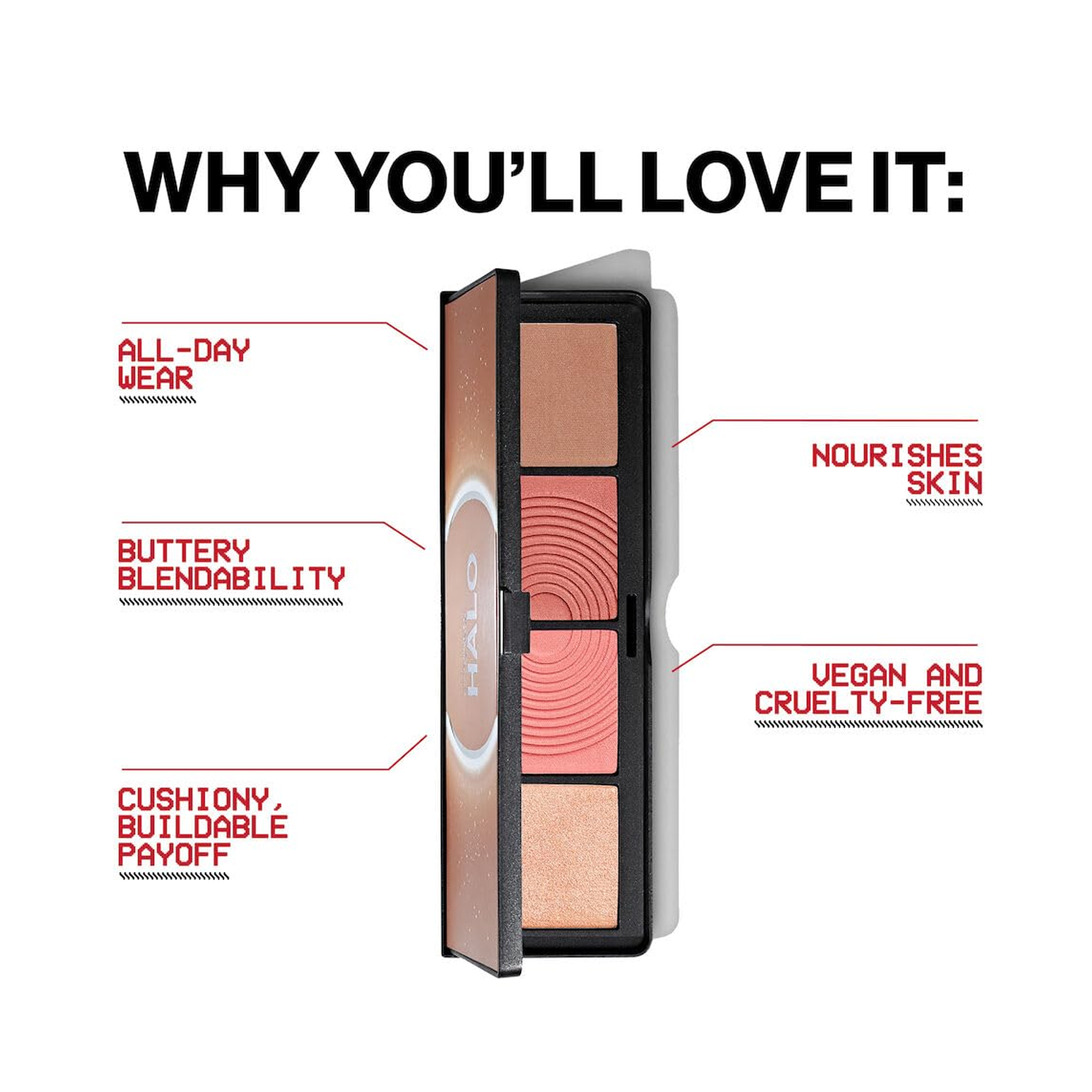 Smashbox_Halo_Sculpt_Glow_Face_Palette_Back_to_Cali / Back To Cali