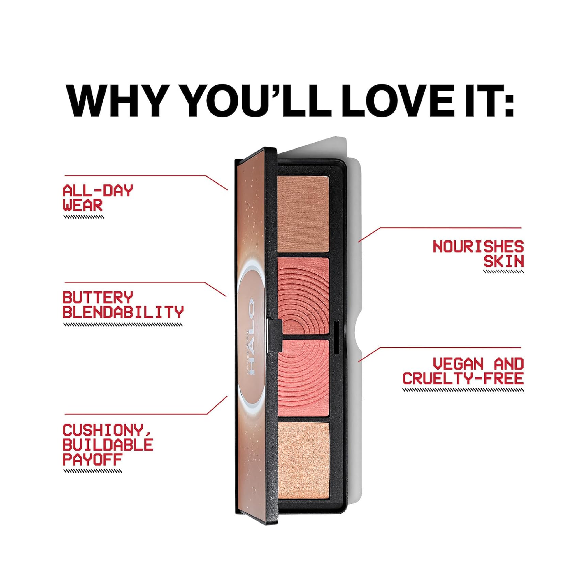 Smashbox_Halo_Sculpt_Glow_Face_Palette_Berry_Saturation / Berry Saturation