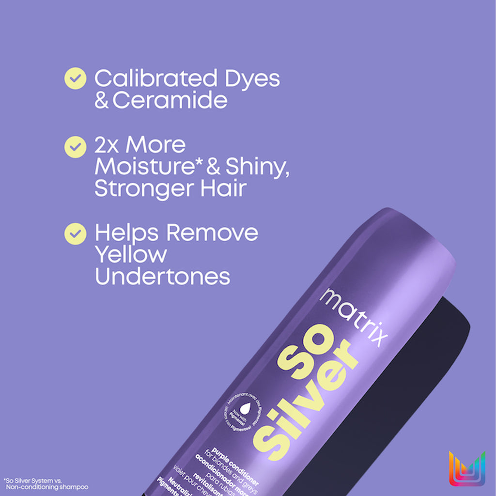 Matrix So Silver Shampoo & Conditioner 10oz Duo ($48 Value) / 10OZ thumbnail 5