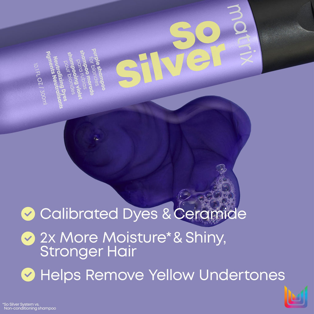 Matrix So Silver Shampoo / 10.1OZ thumbnail 3