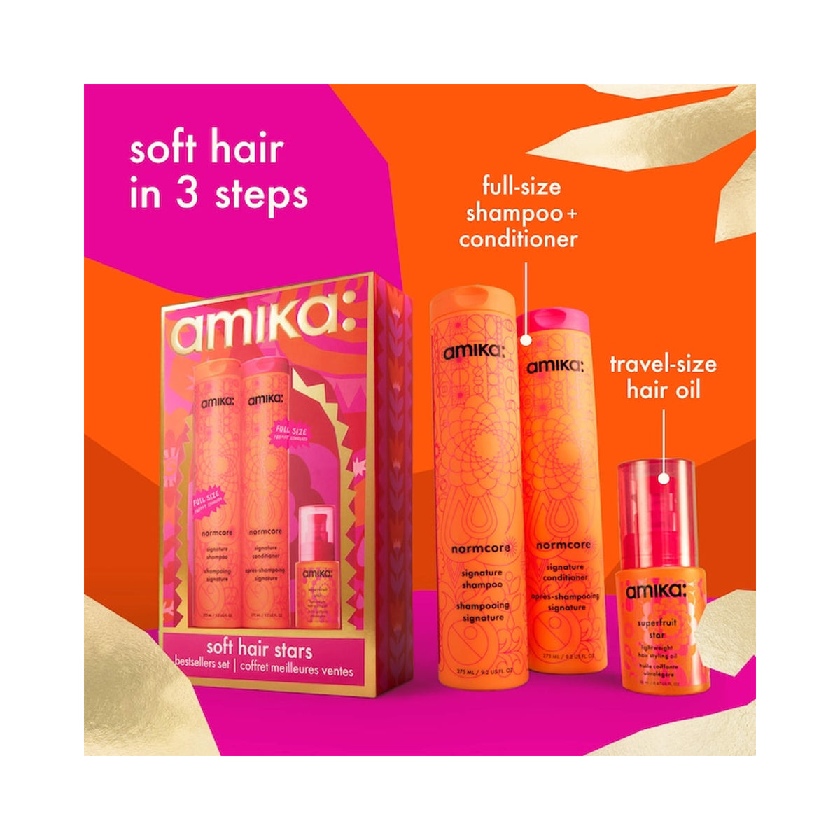 Amika Soft Hair Stars - Holiday 2026 / SET, image 46159333228694