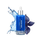 Essenciel Soothe Forte Ampoule 1.69oz, blue bottle with white dropper and blue water splash