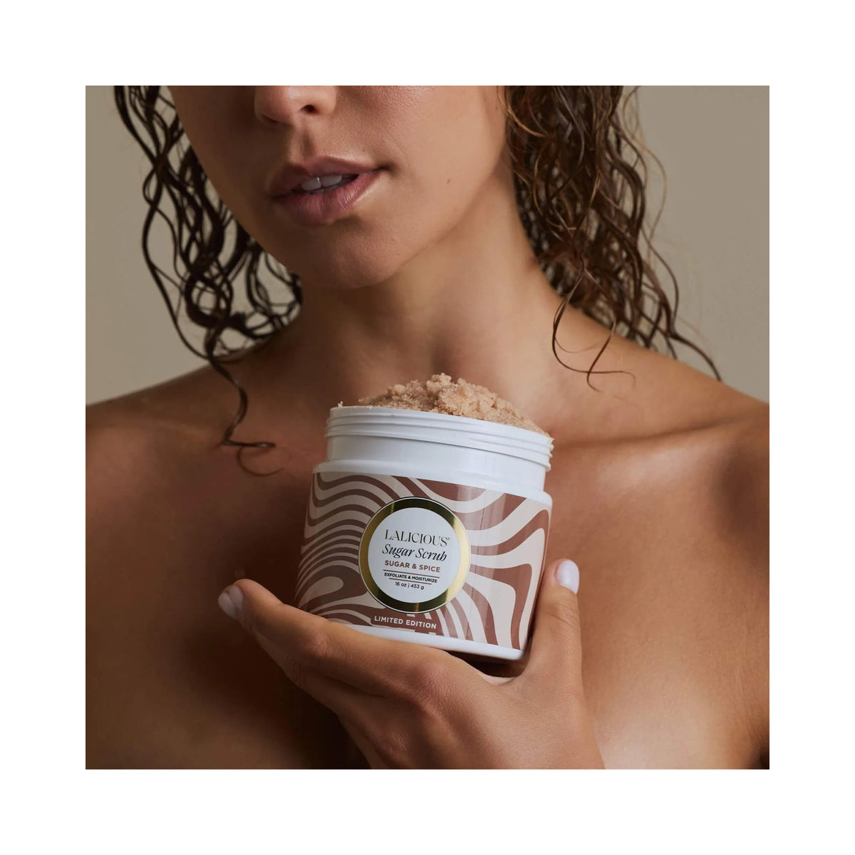 LALICIOUS Sugar & Spice Sugar Scrub / 16OZ, image 46181816434838