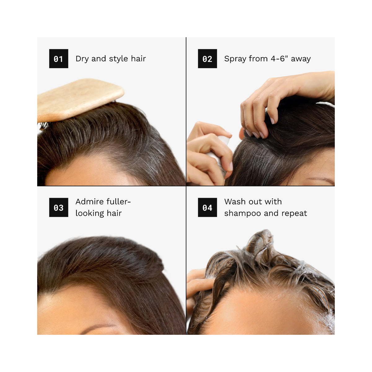 Toppik 3-In-1 Colored Hair Thickener Spray - Light Brown 5.1oz / Light Brown, image 46159158116502