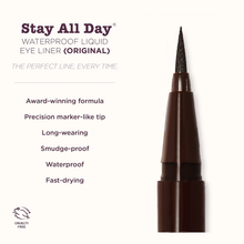 Stila Stay All Day Waterproof Liquid Eye Liner / DARK BROWN