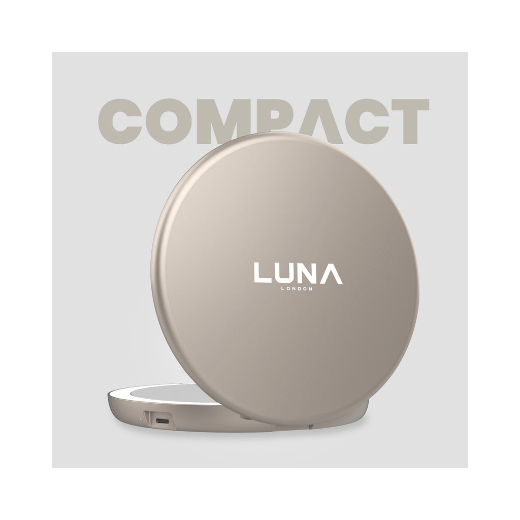 LUNA London COMPACT 2.0 7X 1X Magnifying LED Compact Mirror / SOFT STONE thumbnail 36