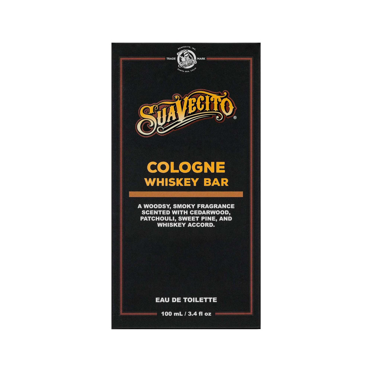 Suavecito Cologne Eau De Toilette / Whiskey Bar Scent, image 28302925365398