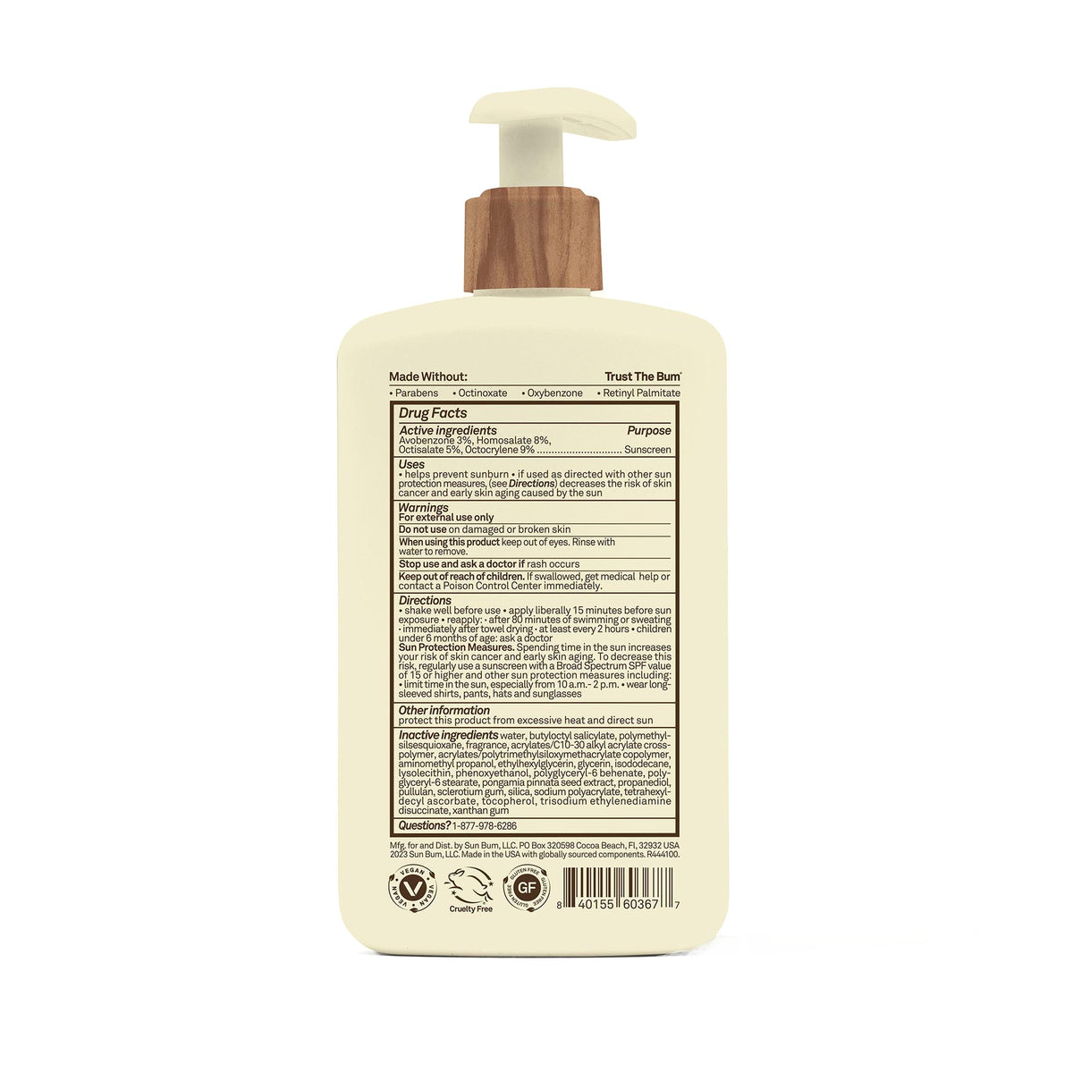 Sun Bum Daily SPF 50 Body Lotion / 8 OZ, image 28302950957206